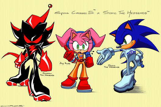 Space Channel 5 X Sonic The Hedgehog